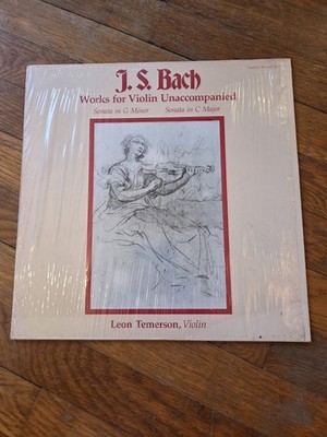 J.S. Bach Works for Violin Unaccompanied-Leon Temerson (Academy Records)1982 G/C