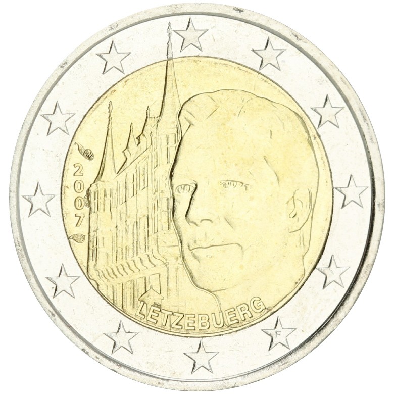2 Euros Commémo. LUXEMBOURG 2007 - Palais grand-ducal