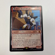 Slicer, Hired Muscle High-Speed Antagonist NM Transformers English Regular MTG