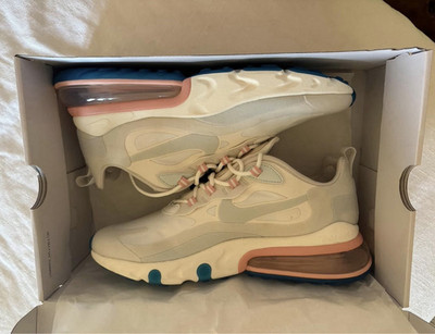 Nike Air Max 270 React American Modern Art White Pink Blue AO4971-100