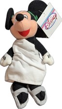Toga Mickey Mouse 9" Mini Bean Bag Plush Toy Disney Store Stuffed Animal