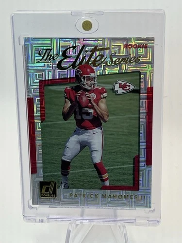 2017 Panini Donruss Patrick Mahomes II The Elite Series Rookie RC #7 Chiefs
