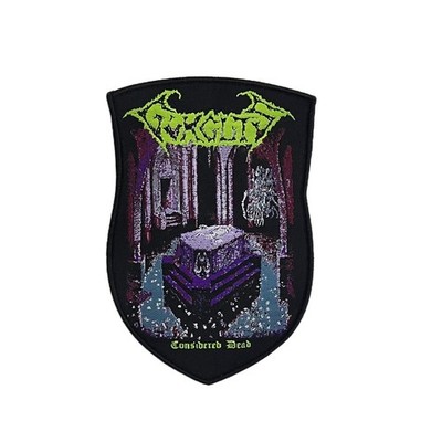 GORGUTS - Considered Dead - Woven Patch - black border