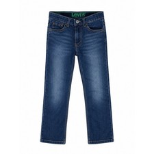 Levi's 511 Slim Fit Jeans Boys Size 6 Regular Blue Good Dark Wash Denim