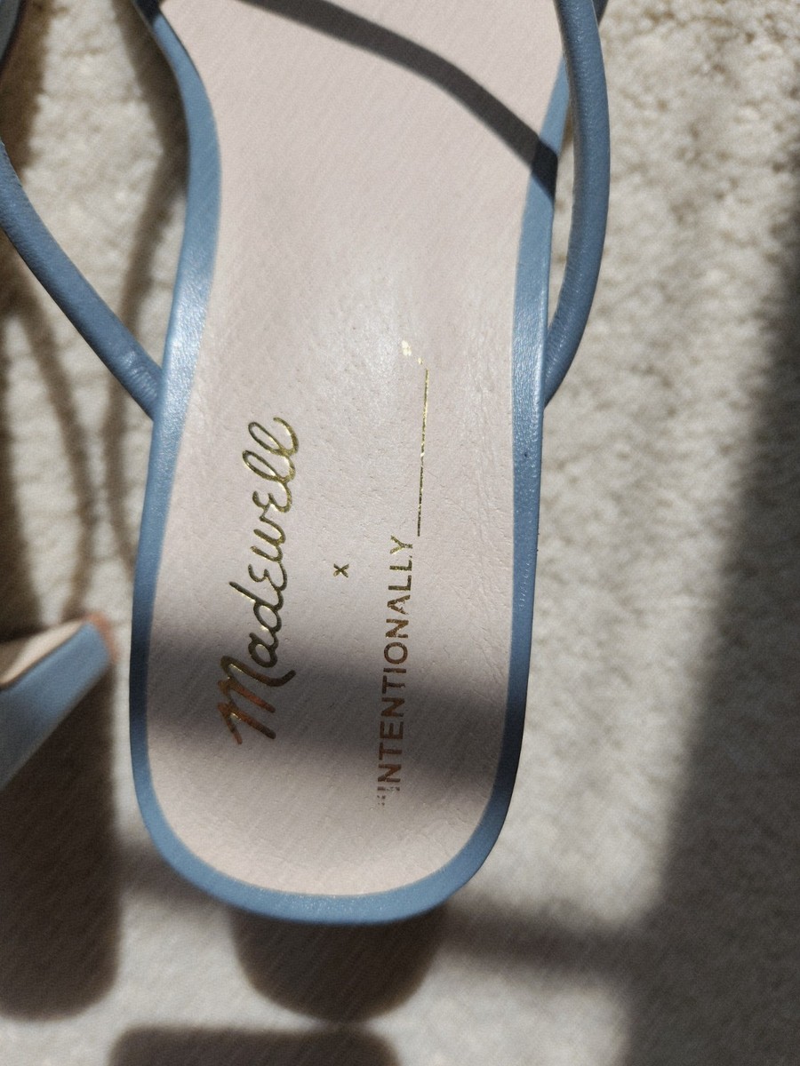 Madewell x Intentionally Blank Kelon Sandals in Robins Egg / Size 37 View 5