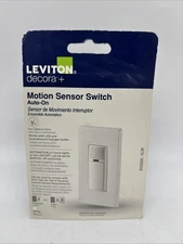 Leviton Motion Sensor Switch Auto-On WHITE #R02-DOS05-1LW