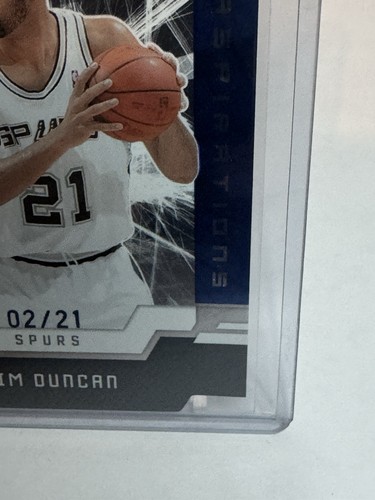 2009 Donruss Elite Aspirations Tim Duncan #’d 2/21 - Picture 4 of 10