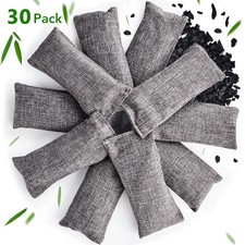 Natural Bamboo Charcoal Bag Odor Absorber Moisture Eliminator Air Purifier Fresh