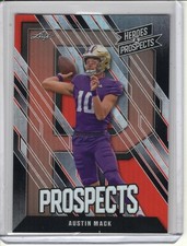 2024 LEAF HEROES & PROSPECTS AUSTIN MACK ROOKIE/RC #20/25 *RED*