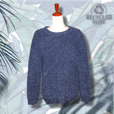 Barefoot Dreams Women's Medium CozyChic Seaside Crew Neck Pullover Artic Blue