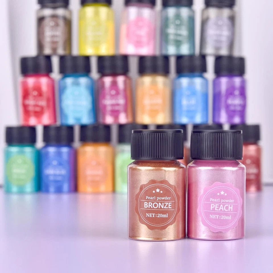 20ml Pearlescent Mica Powder Resin Pigment Natural Mineral Dye for DIY Jewelry - Image 4 of 4