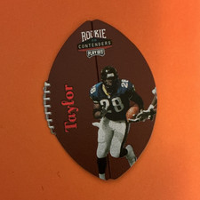 Playoff 1998 Rookie Contenders Fred Taylor Rookie Insert #42 Jaguars Card. rookie card picture