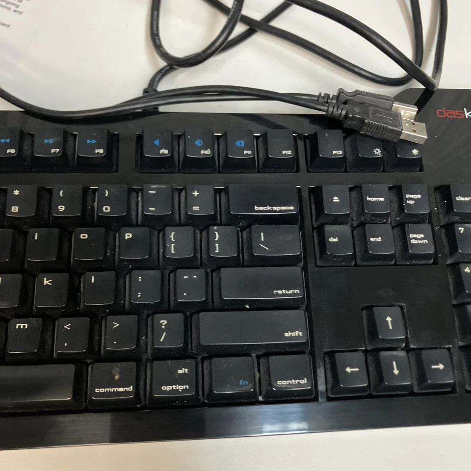 Interruptor Das Keyboard Professional S MX azul con caja funciona Foto 4 de 4