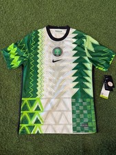 Nike Nigeria National Team Men's Breathe Stadium Home 2020 Jersey - Green/White