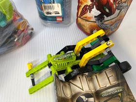 LEGO BIONICLE Bulk Lot, Figures 8742,8562,8605 Not all Complete +Bag of  Pieces
