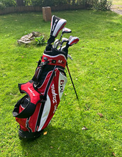 Ben Sayers M9 Men’s Left-Handed 12pc Golf Club Set + Stand Bag