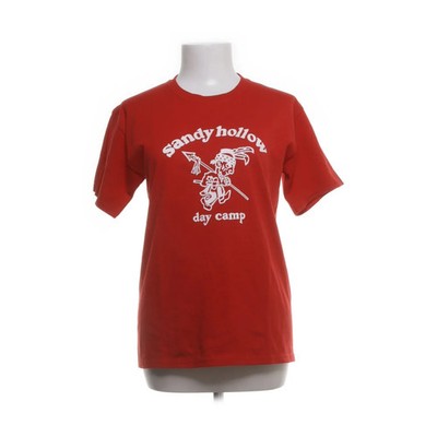 Jerzees, T-shirt, Größe: 152, Rot, Baumwolle/Polyester, Print #PcX