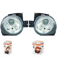 Halogen Scheinwerfer Frontscheinwerfer Set H11 FüR Nissan Juke Inkl. Lampen