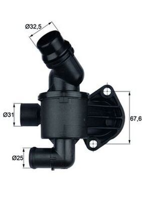 MAHLE Thermostat Kühlmittel TI 34 87 für AUDI A4 Q5 A6 A5 EXEO SEAT KIA RIO B8 3
