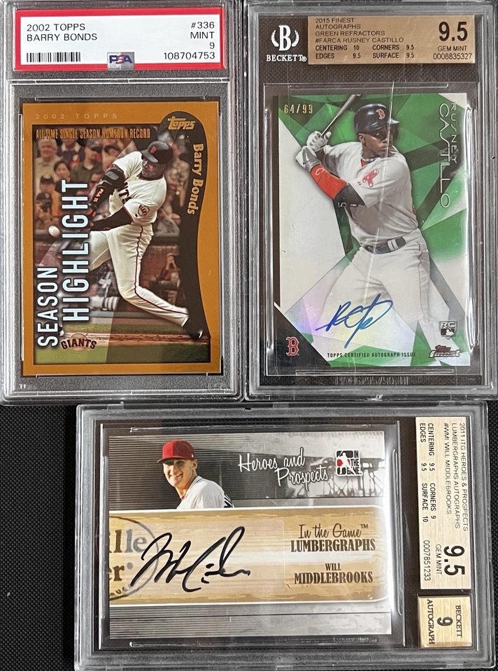 12 Card Graded Sports Lot - Baseball (MLB) Basketball (NBA) - PSA & BGS - Image 3 of 3