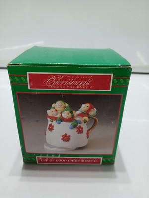 House Of Lloyd Around The World Music Box/ Cup Christmas