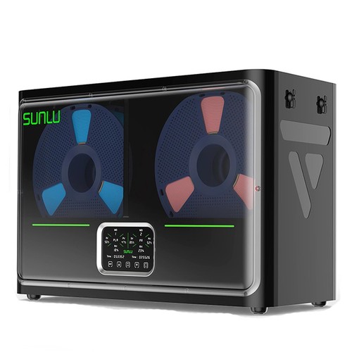 SUNLU S4 Pro Filament Dryer Box,Heating Temp 45-85℃,Independent dual-zone 4.7KG