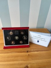 1991 UK Royal Mint Proof Coin Set, Excellent condition In Red Case with COA