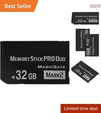 Memory Stick Pro Duo 32GB High Speed for PSP Camera Data Transfer