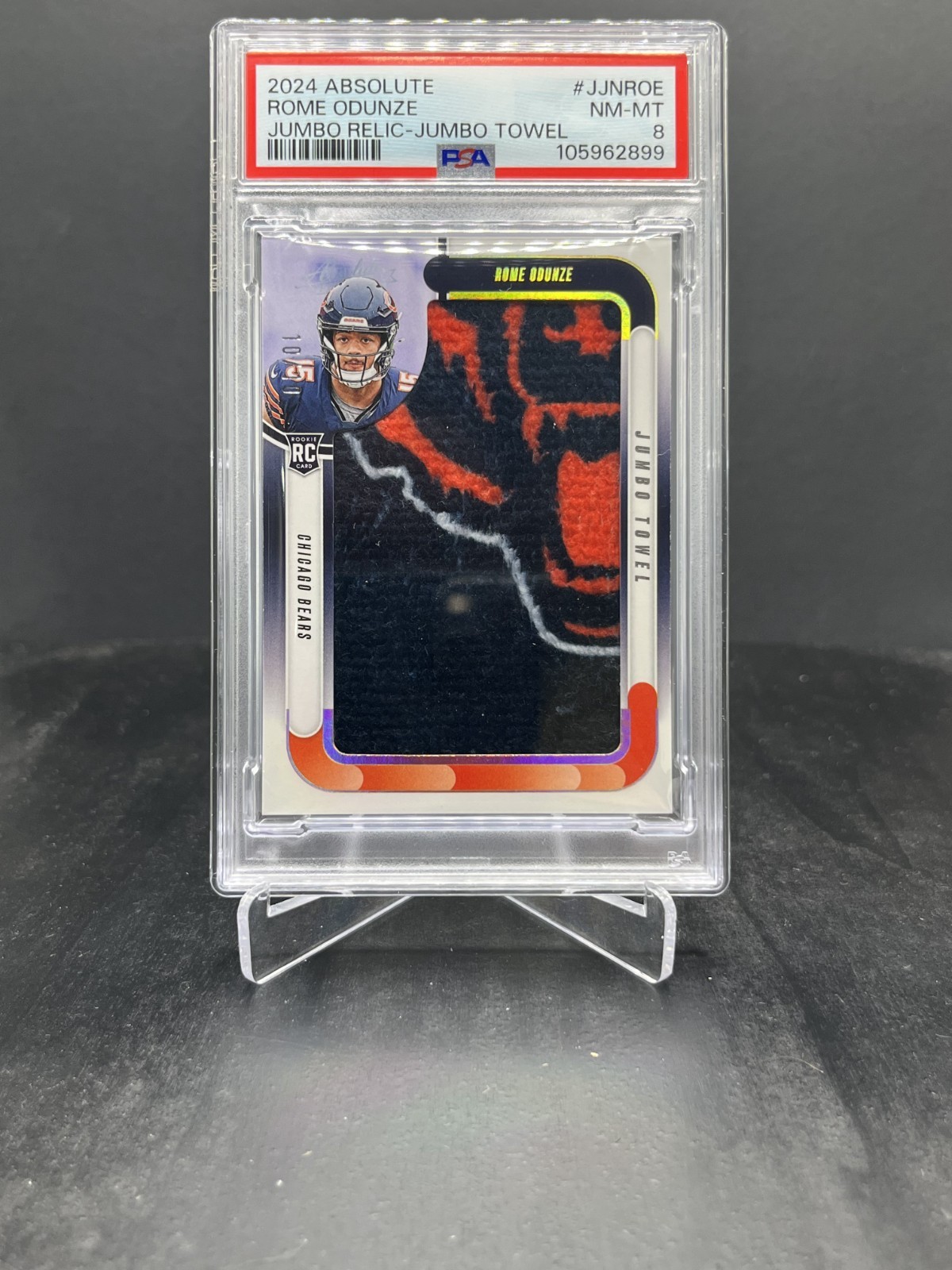 Rome Odunze Panini Absolute Jumbo Relic #JJNROE Jumbo Towel