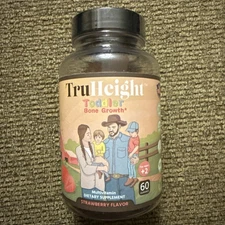 TruHEIGHT Toddler Kids BONE GROWTH Multivitamin Strawberry Gummies EXP 09/2025
