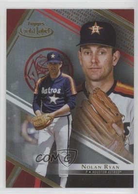 2021 Topps Gold Label Class 2 Red 10/50 Nolan Ryan #9 HOF e8a