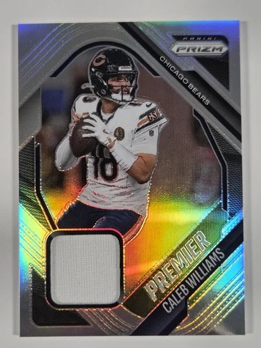 2025 Panini Prizm Caleb Williams Premier Jerseys Silver Prizm #PJY-CWS Bears