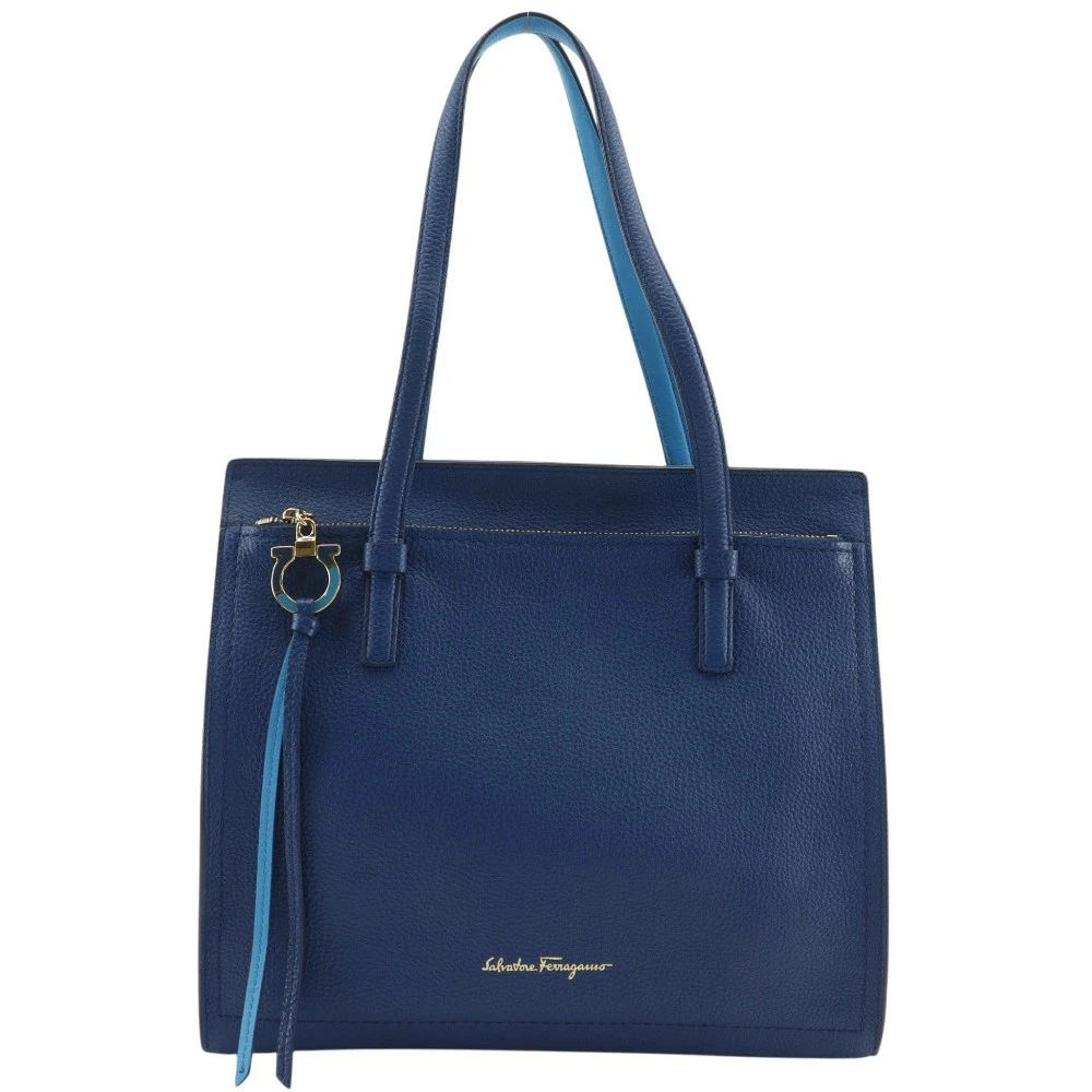 Salvatore Ferragamo Tote Blue Bags & Handbags for Women for sale