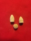 3 Different Excavated Civil War .44 Cal. Pistol Bullets - Manassas