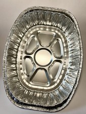 Aluminum Oval Turkey Pan, Large Disposable, P...