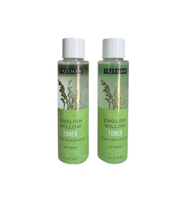 Freeman  English Willow Toner  Pore Minimizer Deep Cleansing 6.1 Fl.oz ~2pk
