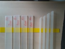 Milchglas Plexiglas Acrylglas Leuchtkasten Streifen Panele  FL24 WunschLeisten