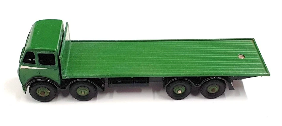 Dinky Supertoys 19 cm de largo original diecast 502 - camión plano Foden - verde Foto 4 de 4