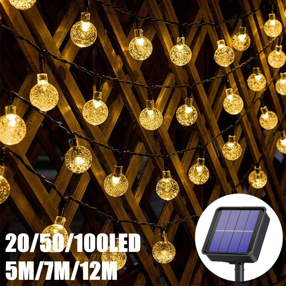 LED Glaskugel 20 LEDs Zum Aufhängen | 15cm Warmweiß Glas Anthrazit