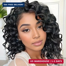 Ocean Wave Crochet Hair 9" Curly Pre-Looped - 7 Packs Deep Wave Extensions