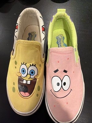 Ground Up spongebob and patrick shoes men s size 2