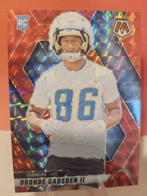 2025 Panini Mosaic - Rookies Oronde Gadsden II #374 Red Mosaic Prizm (RC)