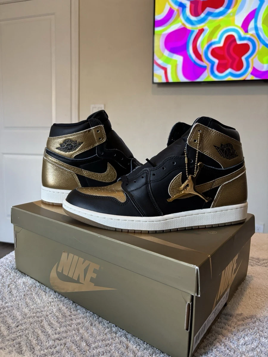 Jordan 1 Retro Black Gold - огромный выбор по лучшим ценам | eBay