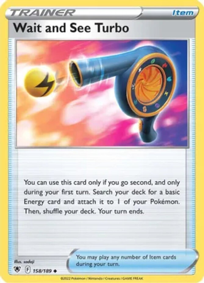 LP Pokemon Wait and See Turbo - 158/189 - Uncommon Lightly Played Astral Radianc