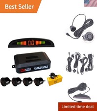 Car Parking sensors,4 Reverse Backup Parking sensors kit with LED Display, Re...