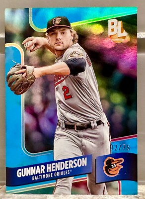 JERSEY NUMBER MATCH! 2024 Topps Big League Gunnar Henderson 2/75! CLEAN!
