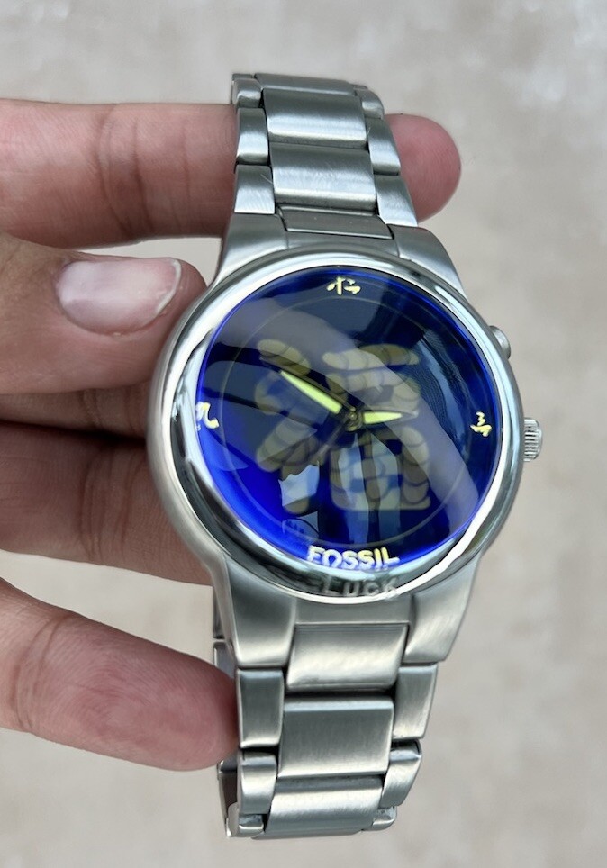 00's✨ FOSSIL　BIG TIC　ビッグティック ビッグフェイス　y2k Fossil big tic 00s watch y2k ビッグティック - メルカリ