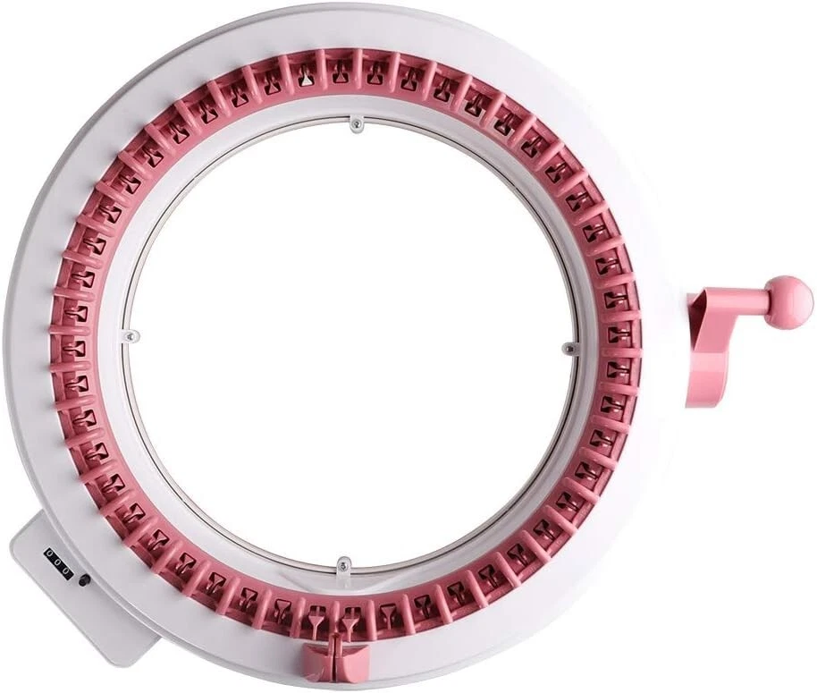 Knitting Machine, Needles Smart Weaving Loom Round Spinning Crochet Knitting Mac - Image 3 of 4