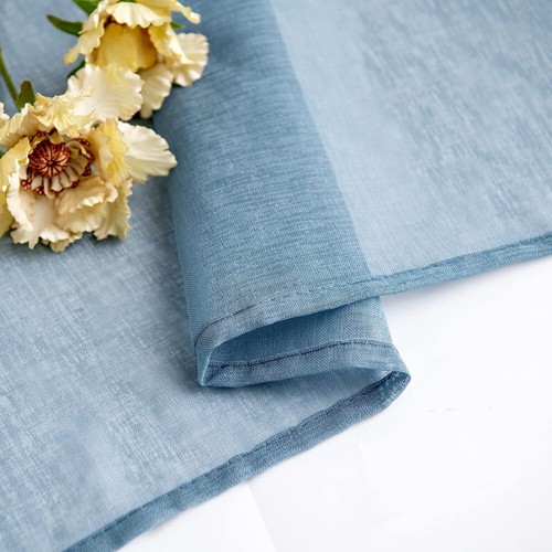 Woaboy Tende per Interni corte 2 Pezzi 140x145cm Blu navy - Foto 6 di 7