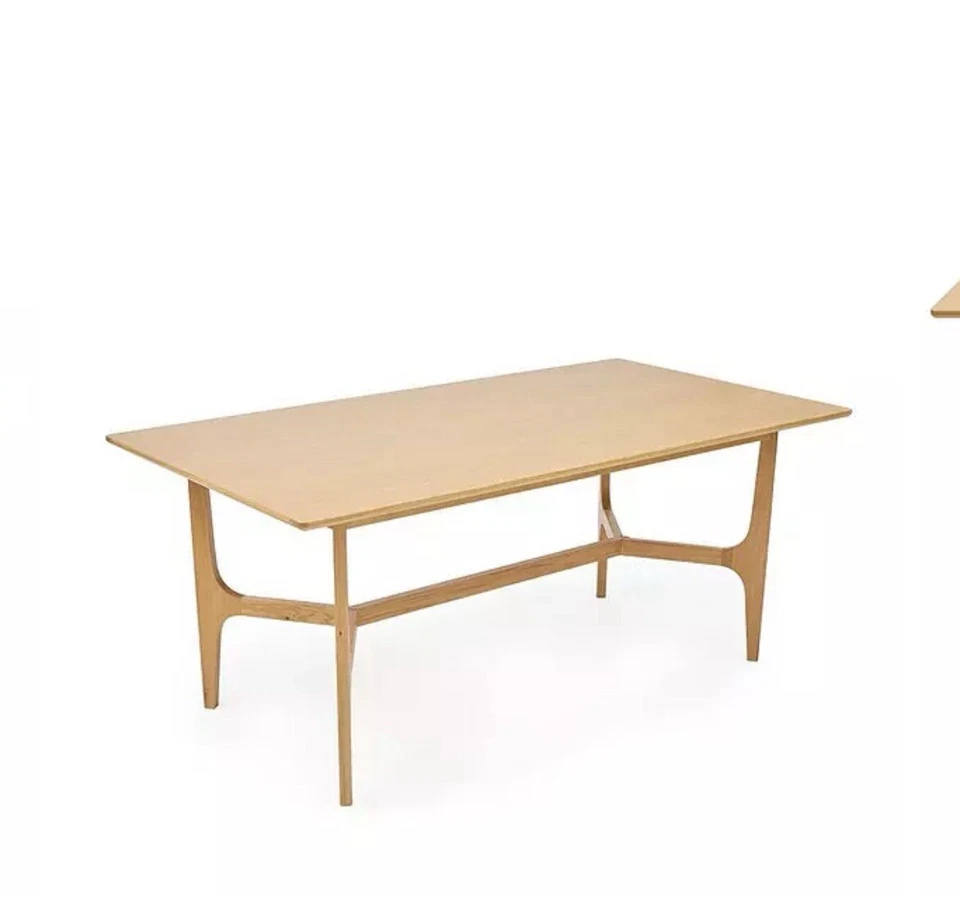 CLEARANCE SALE Oak dining table and 4 chairs ex display perfect condition  - Image 3 of 4